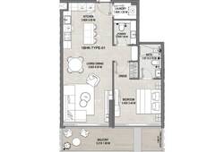 1 bedroom apartment